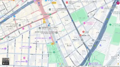Google Map（DMMバーチャルオフィス神戸店）