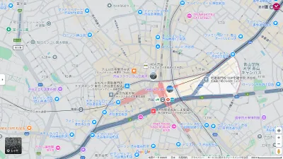 Google Map（DMMバーチャルオフィス渋谷店）