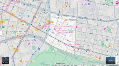 Google Map（DMMバーチャルオフィス新宿店）