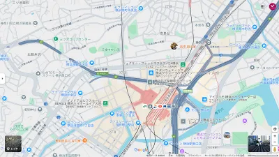 Google Map（DMMバーチャルオフィス横浜店）