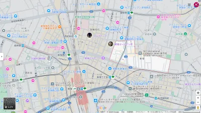 Google Map（METSオフィス新宿三丁目店）